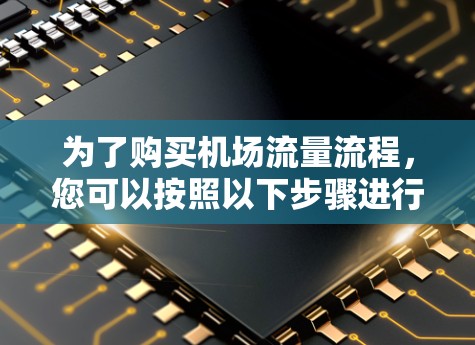 为了购买机场流量流程，您可以按照以下步骤进行