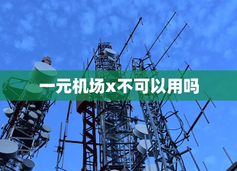 一元机场x不可以用吗