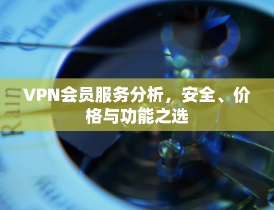 VPN会员服务分析，安全、价格与功能之选