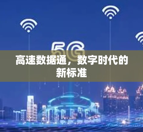 高速数据通，数字时代的新标准