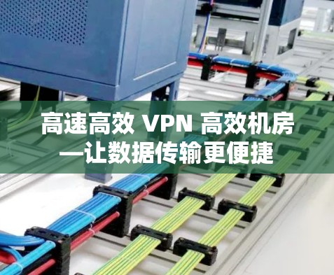 高速高效 VPN 高效机房—让数据传输更便捷