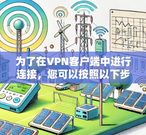为了在VPN客户端中进行连接，您可以按照以下步骤操作